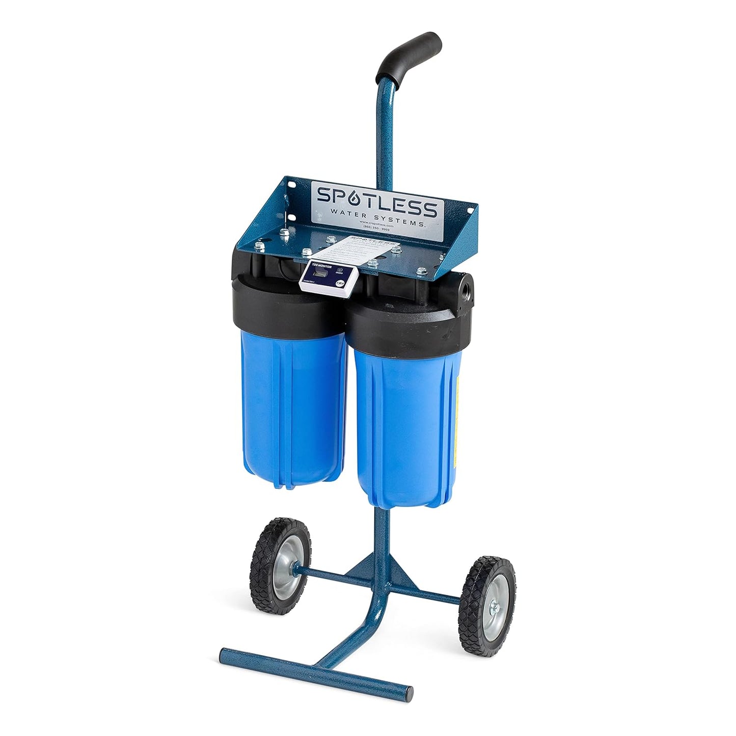 Spotless Water Systems - DIC-10, Simple Window, Solar Panel, RV & Car Wash System, Works for All Vehicles, Motorcycles, Bikes, Boats, Planes, Yachts, Towel Drying Eliminated