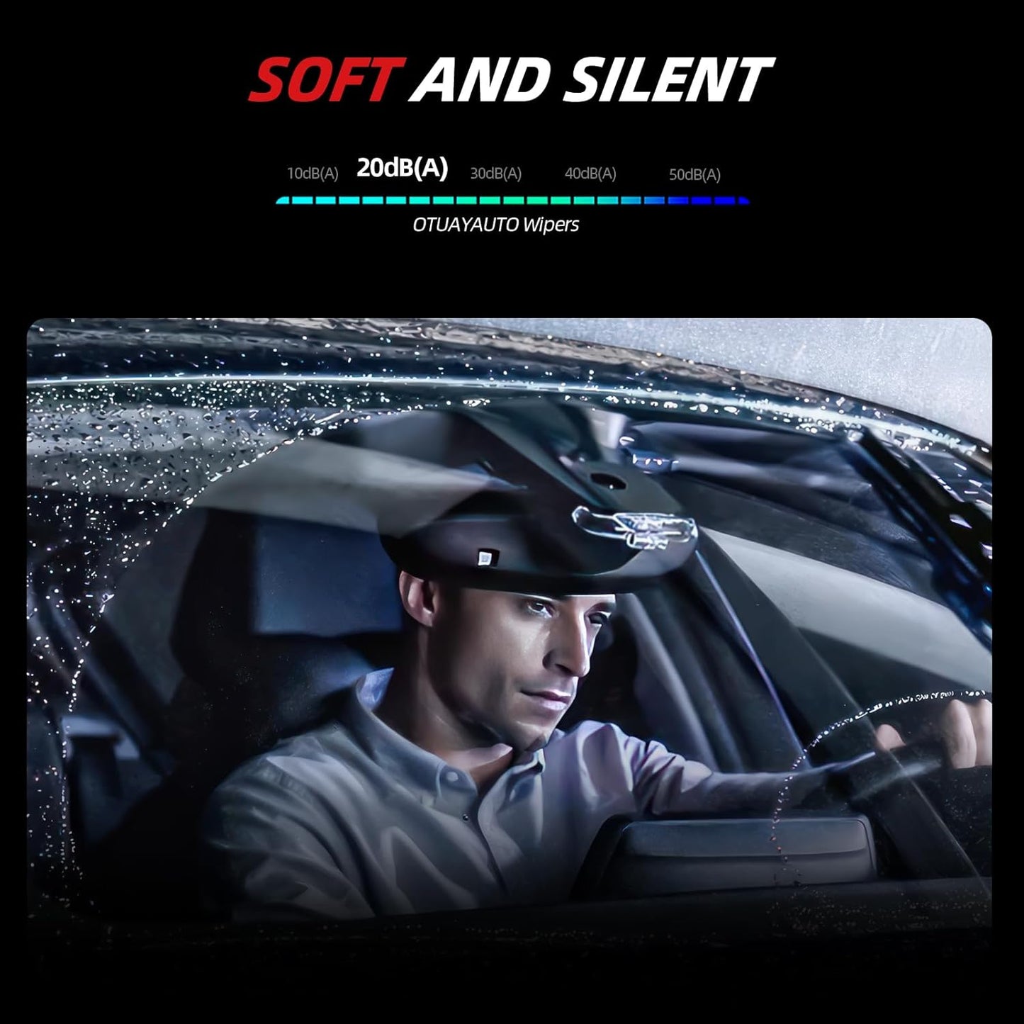 OTUAYAUTO Premium Windshield Wiper Blades - Replacement for Nissan Versa Note 2014-2019 - Precision Fit, All-Weather Performance, Front and Rear Wiper Blades, J/U Hook - 28"+12"+12" (Pack of 3)