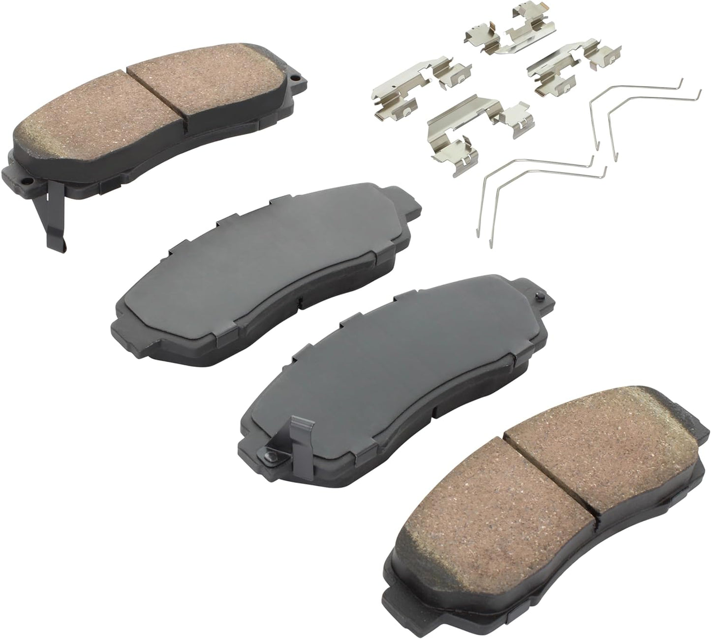Premium Ceramic Front Brake Pads (1001-1521C) Compatible with Acura RDX 2019-2025, Acura TLX 2021-2021, Honda Crosstour 2012-2015, Honda Odyssey 2011-2017, Honda Passport 2019-2025