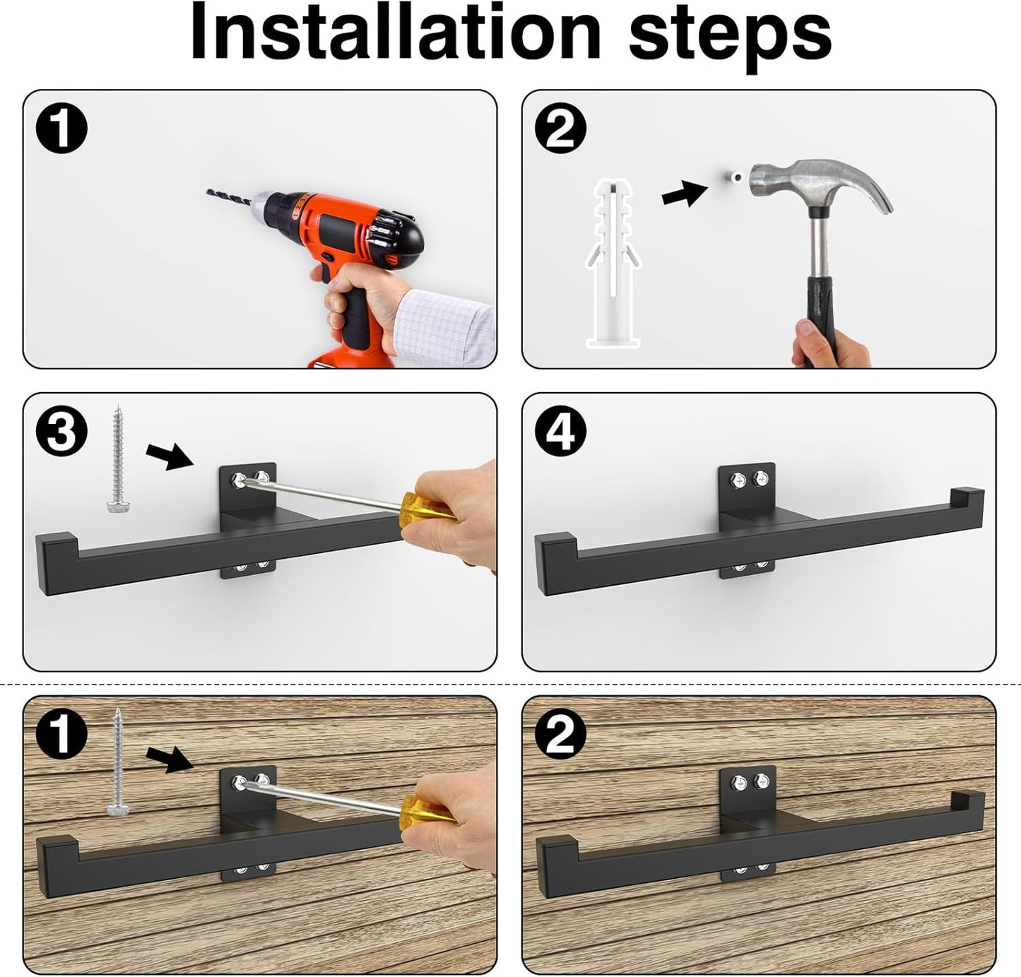 Backpack Leaf Blower Hanger, Backpack Blower Storage Organizer Holder, Heary Duty Chainsaw Wall Mount, Tactical Gear Stand (2 Pack)