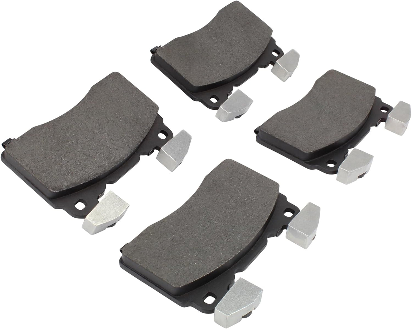 Premium Semi-Metallic Front Brake Pads (1001-1474AM) Compatible with Cadillac CT6 2019-2020, Cadillac CTS 2014-2019, Cadillac ELR 2016-2016, Chevrolet Camaro 2016-2024, Tesla S 2012-2014