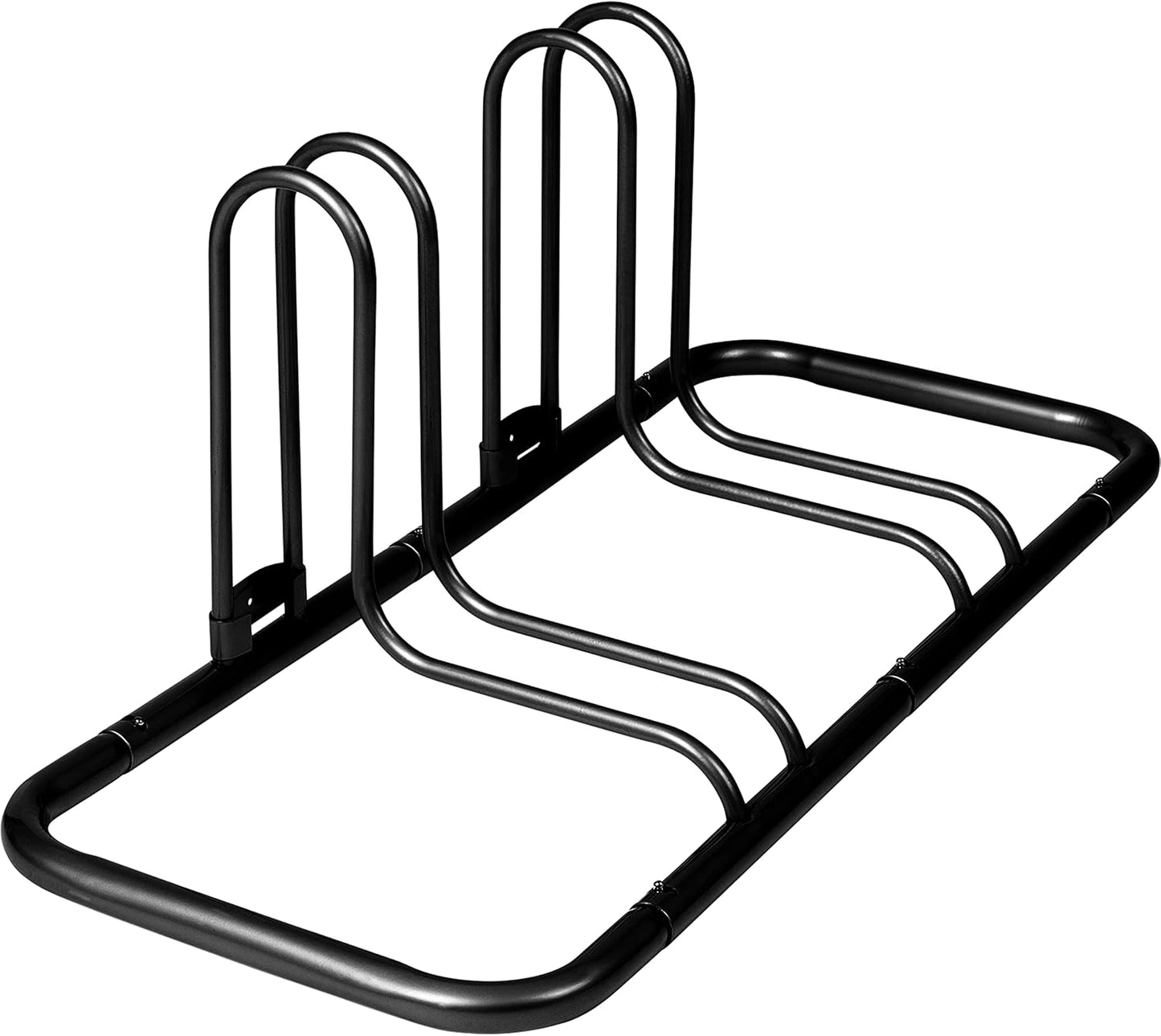 Retrospec Stash Rack 2, 4 & 5 Bike Floor Stand Bicycle Storage Organizer for Mountain Bike, Road Bike, Weather Resistant Fine Powder Steel Coating Fits Wheels up to 3"