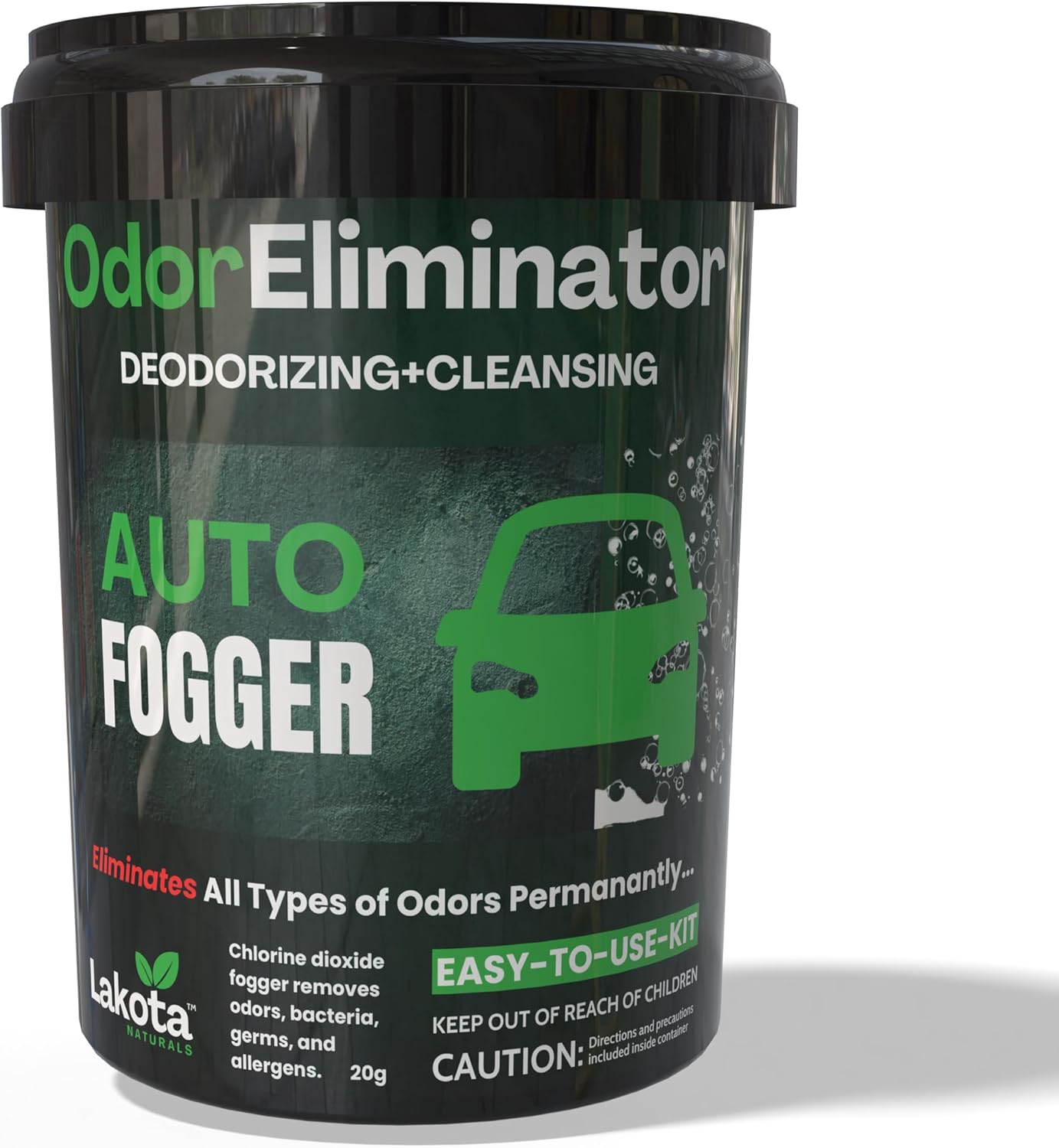 Chlorine Dioxide Fogger Deodorizing Kit, Car Bomb Odor Eliminator, Smoke Smell Remover For Car, Scent Bomb Air Freshener & Deodorizer. Easy to Use Kit Eliminates All Kinds of Odors!