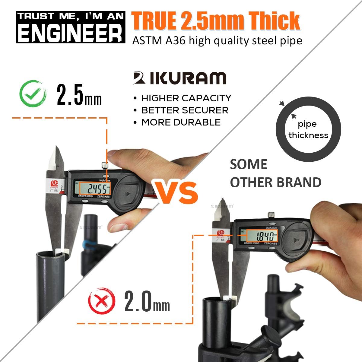 3 Bike Rack Bicycle Carrier Racks Hitch Mount Double Foldable Rack for Cars Truck SUV Fits 2" Receiver, Tie Down Strap, Anti-Rattle Hitch Tightener & Bicycle Cross-bar Adapter for Kid’s Bike