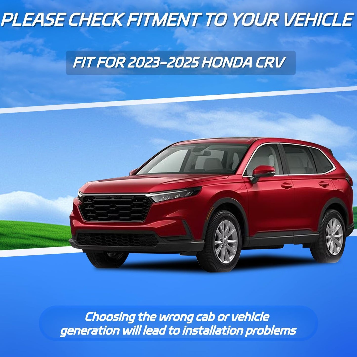 4 PCS in-Channel Window Rain Guards for 2023 2024 2025 Honda CRV (CR-V), Sturdy Window Deflectors, Smoke Tinted Vent Window Visors, Vent Deflector Sun Visor Shade Shield