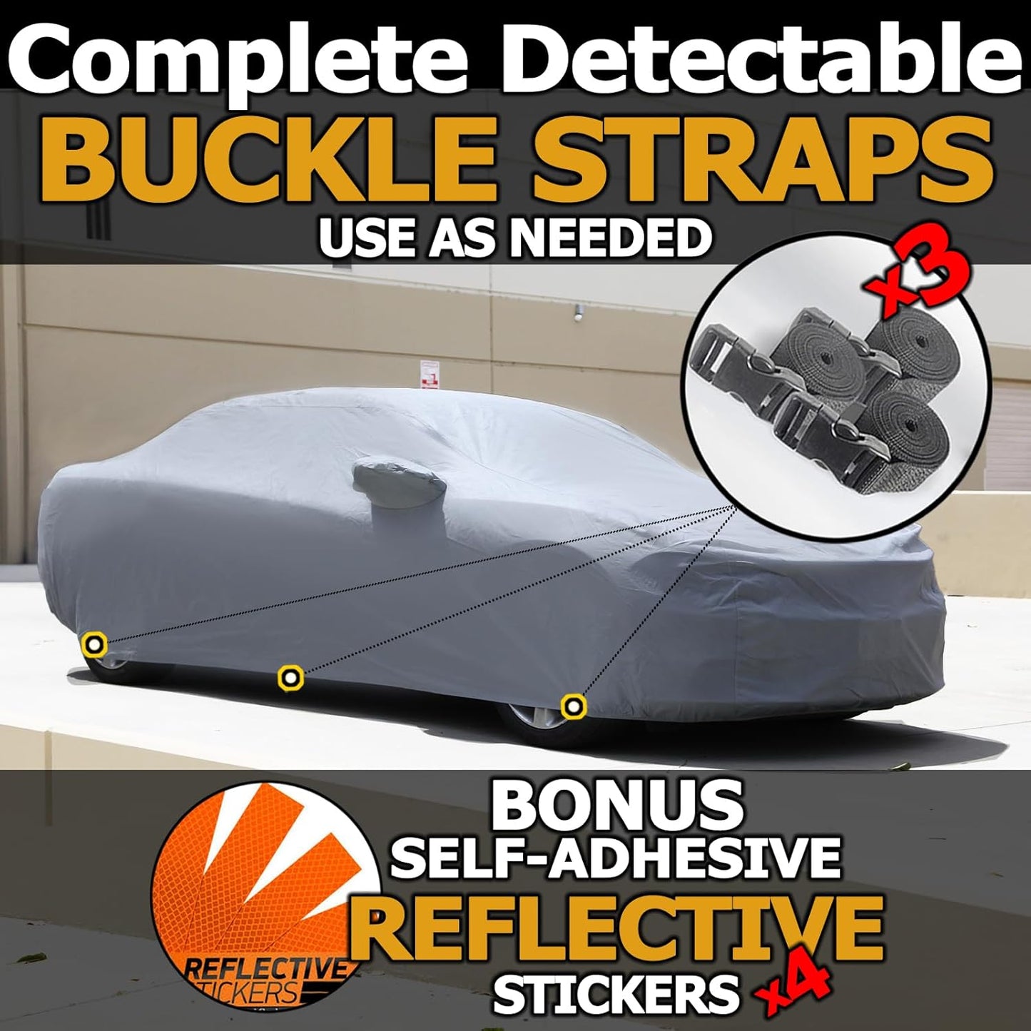 All Weather Waterproof car Cover Good for rain Snow uv Protection dust Compact Hatchback Golf GTI kona mazda2 rio5 Veloster Gray