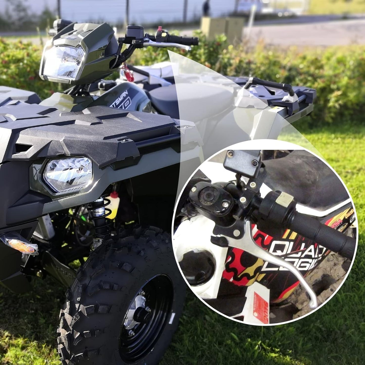 JAVIK Front Brake Master Cylinder for Polaris Sportsman 300 400 450 500 550 570 700 800 850 1000 Scrambler 850 1000 Hawkeye ETX,OEM# 2203051 2010276 2010440 2010442 2203060