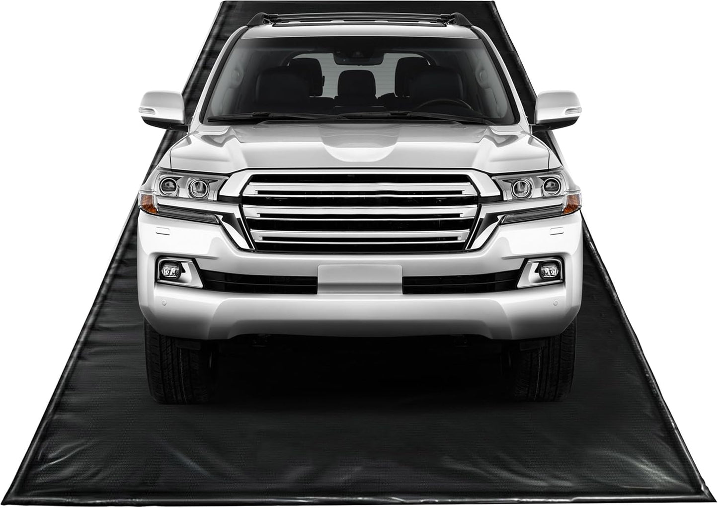 Auto Floor Mats for SUV/Truck, Containment Garage Car Mat for Snow, Mud, Rain(8ft 6in x 20ft), Black