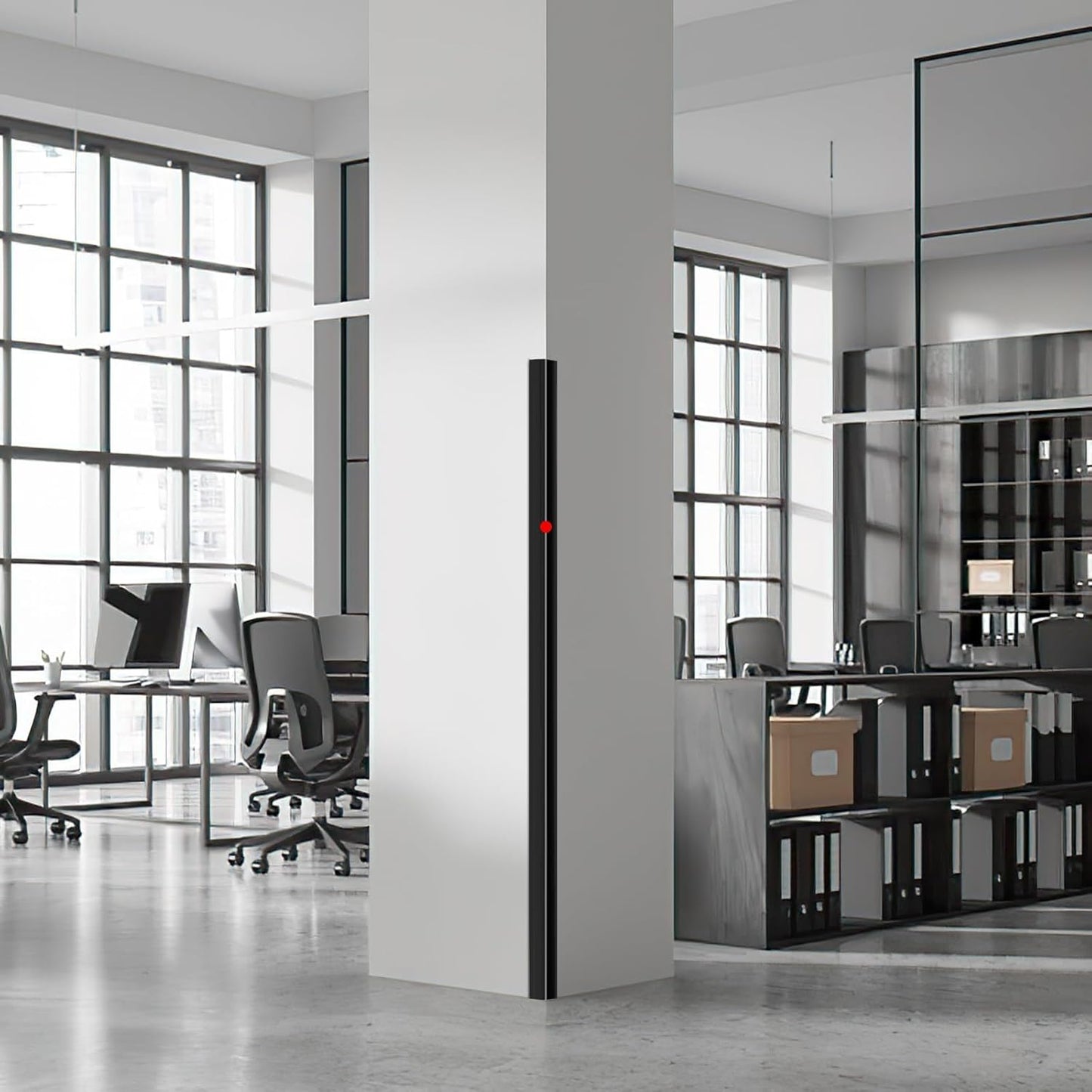 2PCS Wall Corner Protectors Guards - Self Adhesive Corner Protector & Corner Guards for Walls Edge Protection, Easy to Apply - No Tools Needed(Black, 39.37"x1.18")