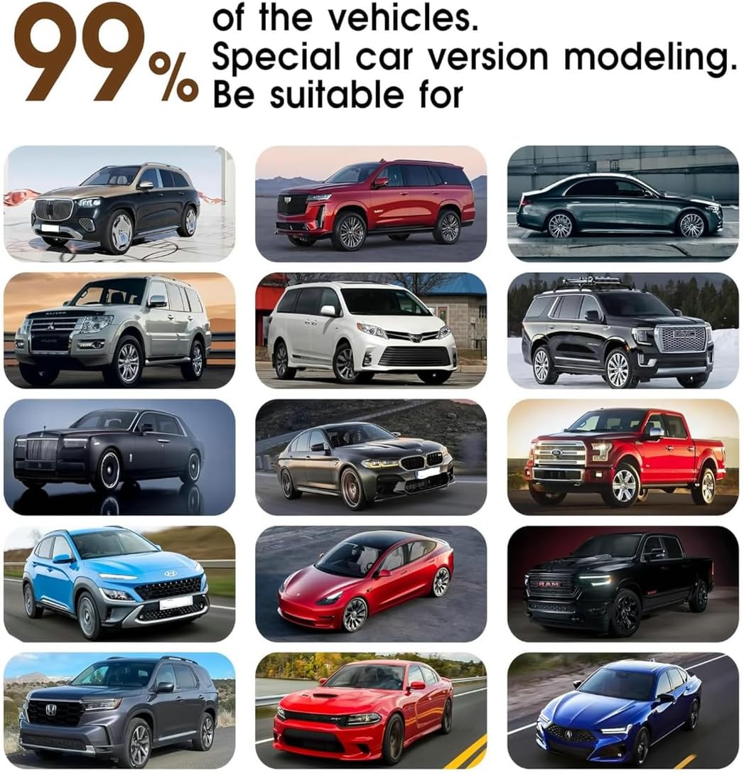 Custom Personalized Floor Mats for Cars，Luxury Full Coverage All Car Floor Mats，Anti-Slip Leather Car Mat Set ，Custom Floor Mats for 99% of Cars, Trucks & SUVs. (Blue and Black)