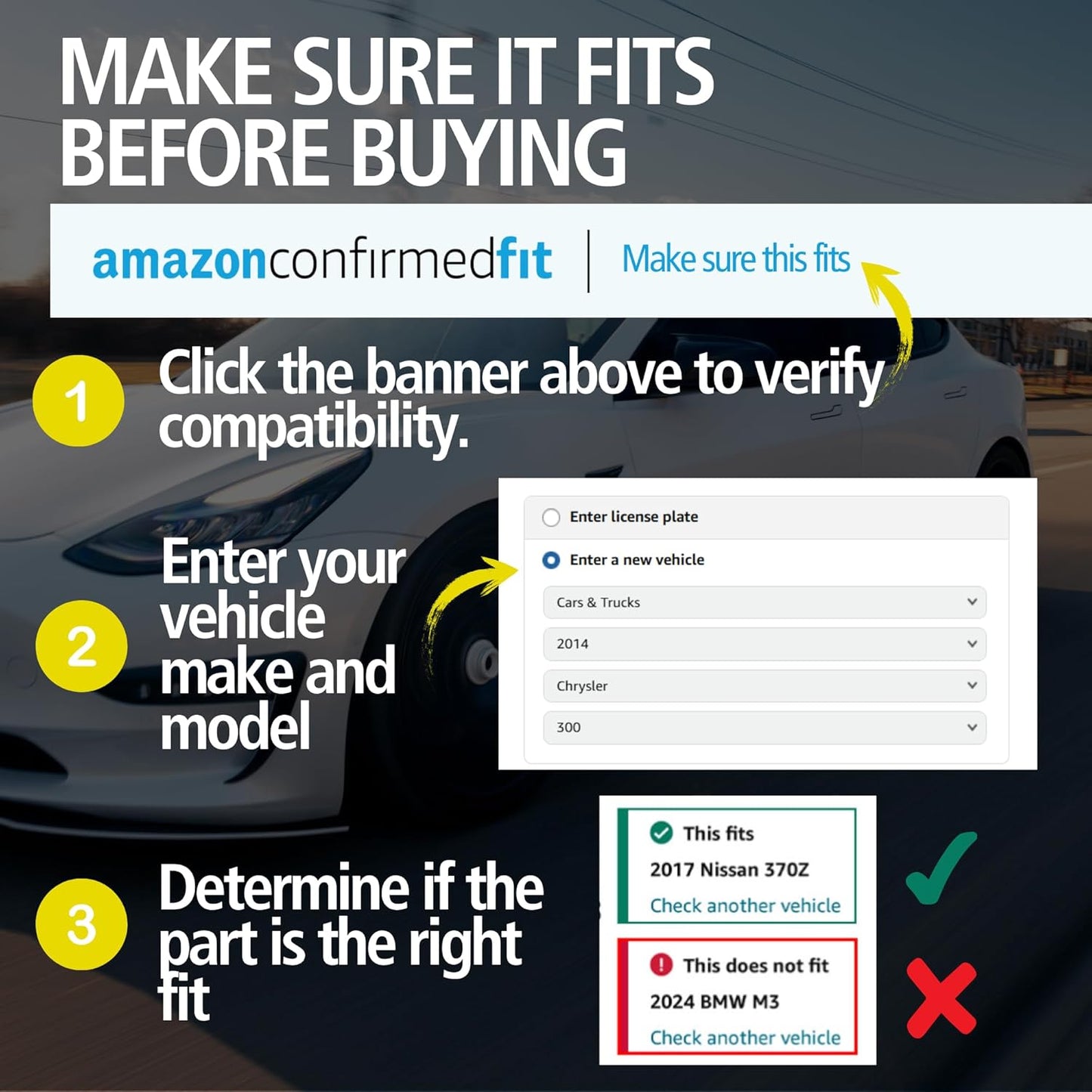 Premium Ceramic Front Brake Pads (1001-1584C) Compatible with Acura TLX 2015-2020, Honda Ridgeline 2012-2014