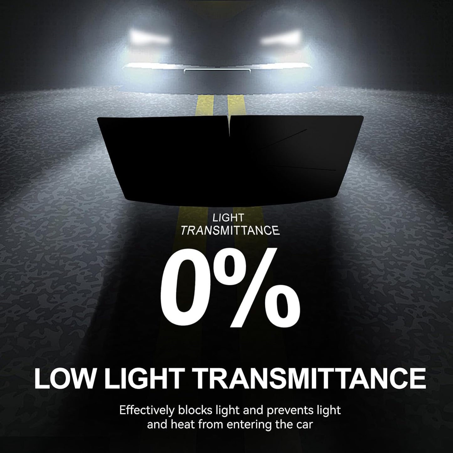 Umbrella Sunshade for Corolla Cross 2025 Accessories, Foldable Windshield Cover Sun Shade Umbrella Visor with UV Block Windshield Heat Insulation (for Toyota Corolla Cross 2022-2025)