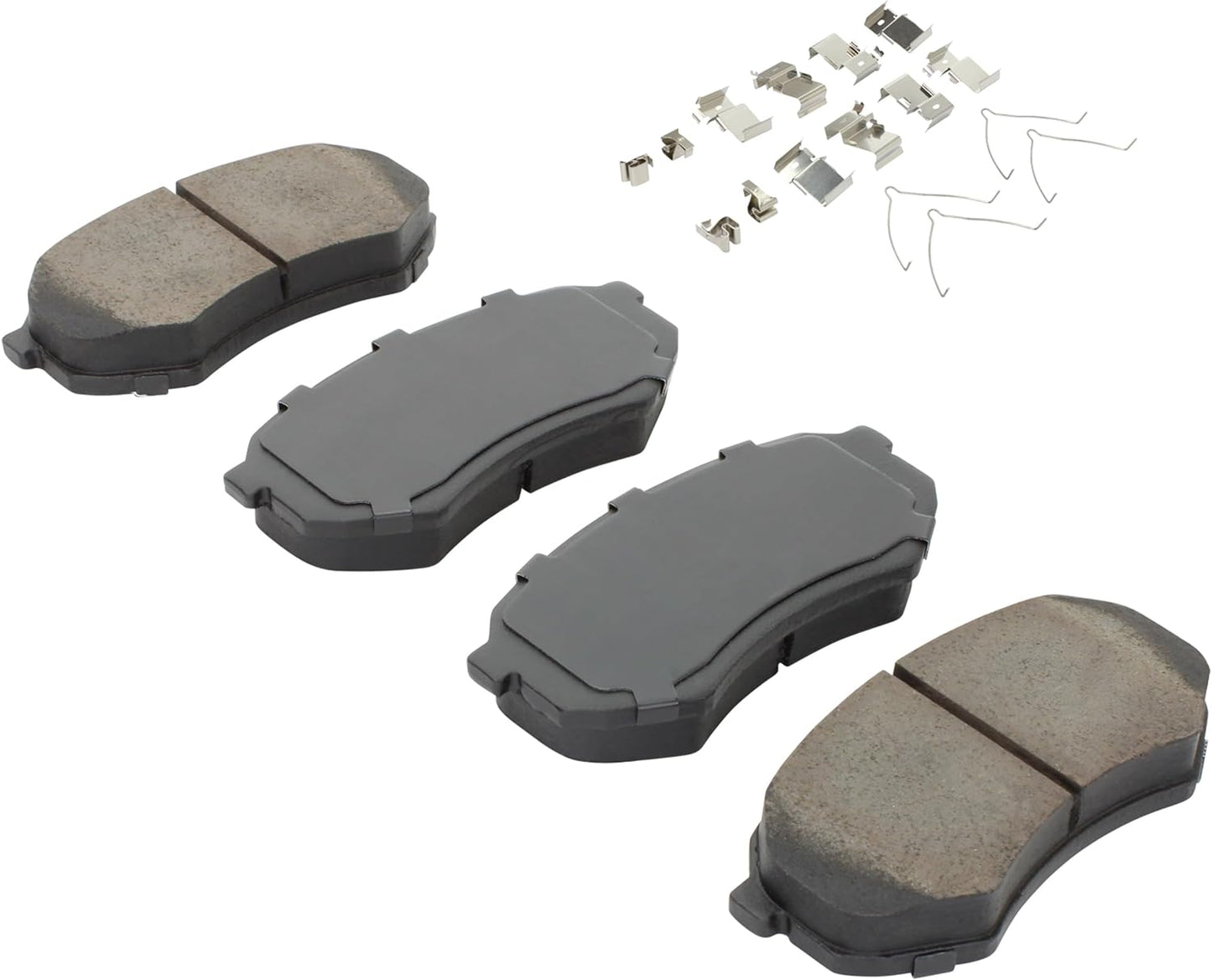 Premium Ceramic Front Brake Pads (1001-0433C) Compatible with 1983-2004 Chrysler/Mitsubishi/Mitsubishi Fuso/Plymouth/Toyota (Conquest/Cressida/FE/Starion/Tacoma)