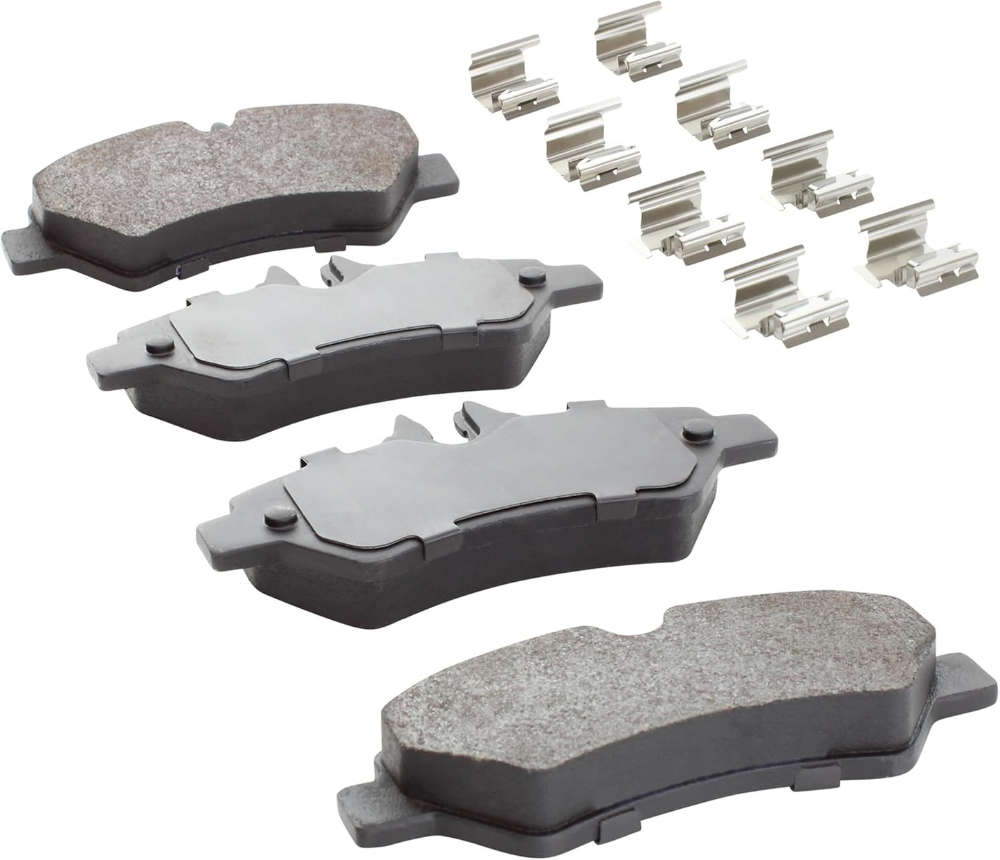 Premium Semi-Metallic Rear Brake Pads (1001-1317M) Compatible with 2007-2018 Dodge/Freightliner/Mercedes-Benz/Volkswagen (Crafter Van/Sprinter/Sprinter 2500/Sprinter 3500)