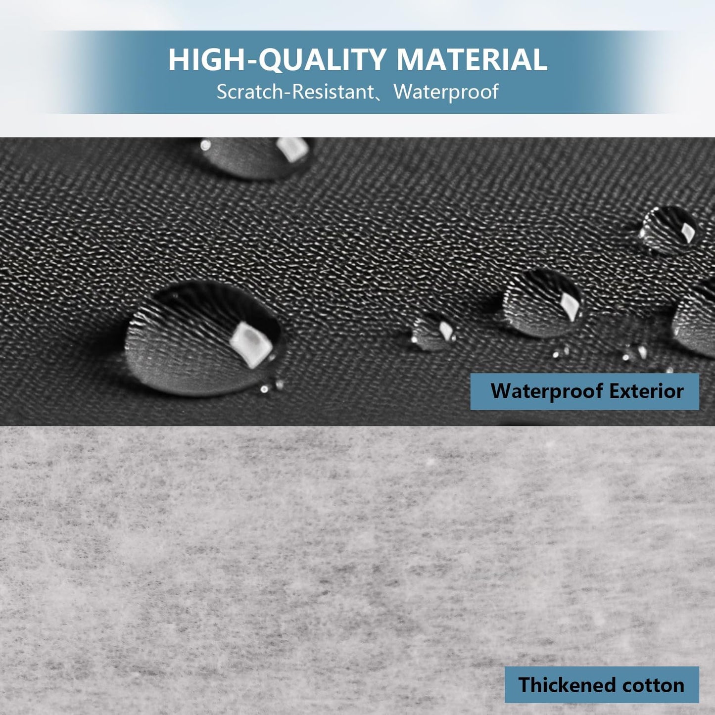 Heavy Duty Waterproof Car Cover Fit for Jeep 2009-2025 Wrangler 4 Dr,Tear & UV Resistant, Outdoor Indoor Full Car Cover with Storage Bag, Windproof Sun Rain UV Dust Snow Protection, Black