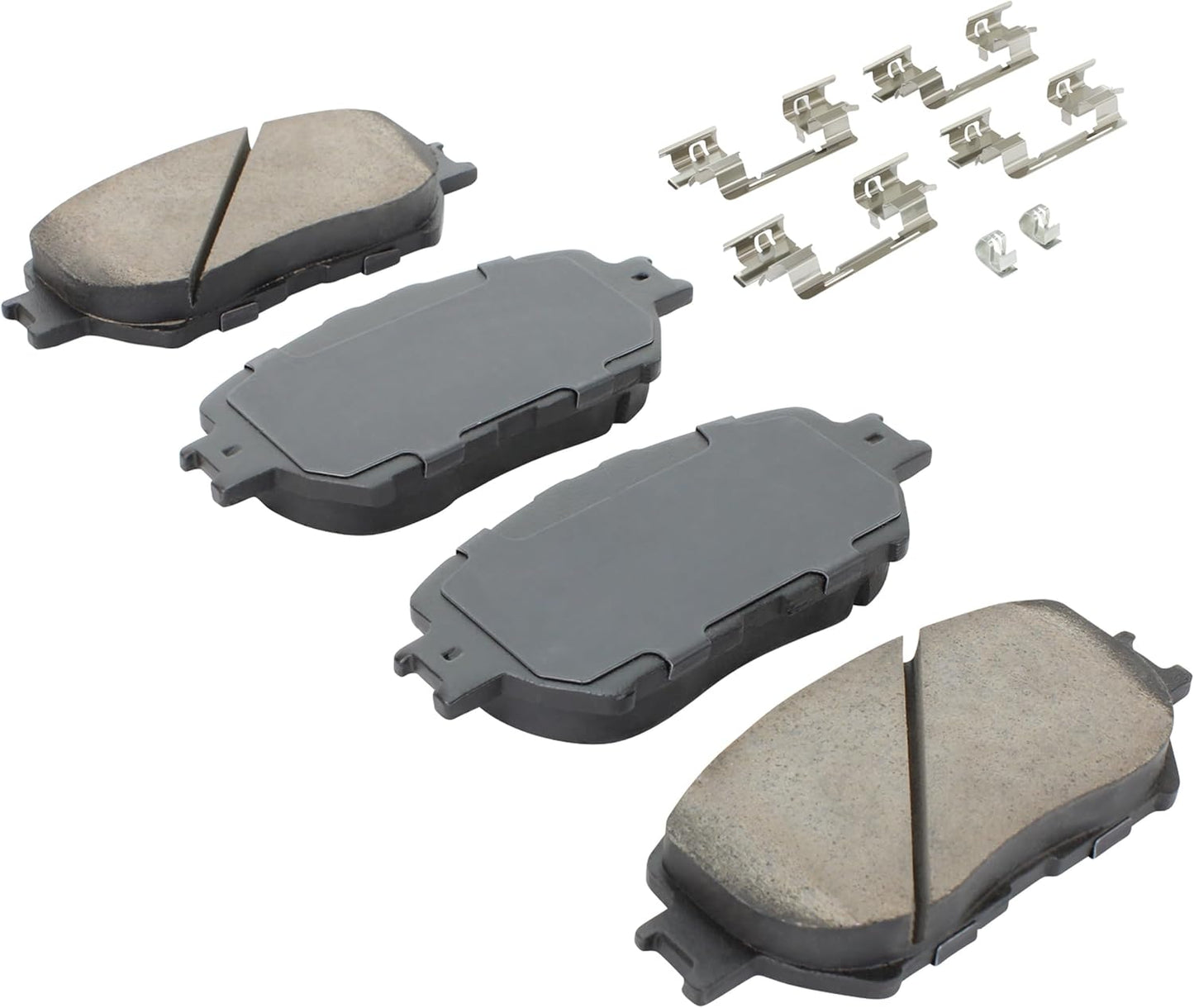 Premium Ceramic Front Brake Pads (1001-0908C) Compatible with Toyota Camry 2002-2006