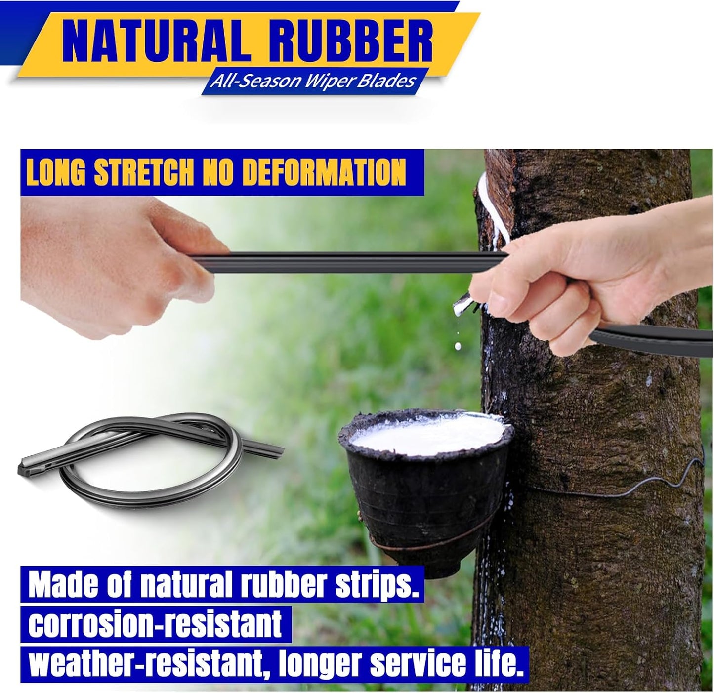 3 wipers Replacement for 2014-2021 Jeep Grand Cherokee, Windshield Wiper Blades Original Equipment Replacement - 22"/21"/11" (Set of 3) U/J HOOK