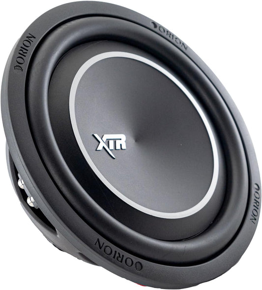 ORION XTR Series XTR10SWD2 Shallow Mount 10” Car Subwoofer, 1600W Max Power, 400W RMS, Dual 2 Ohm, UV Coated Cone, NBR Surround – Compact Slim Subwoofer for Clean Bass in Tight Car Audio Installs