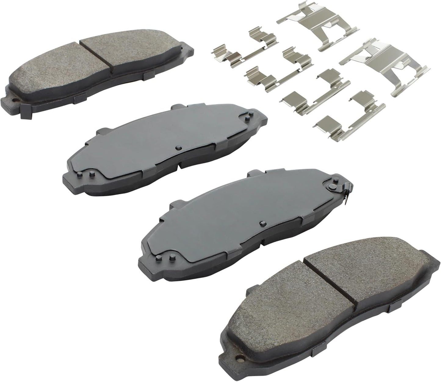 Premium Ceramic Front Brake Pads (1001-0679C) Compatible with Ford F-150 1997-2003, Ford F-150 Heritage 2004-2004, Ford F-250 2000-2007, Ford Lobo 2001-2002, Lincoln Blackwood 2002-2003