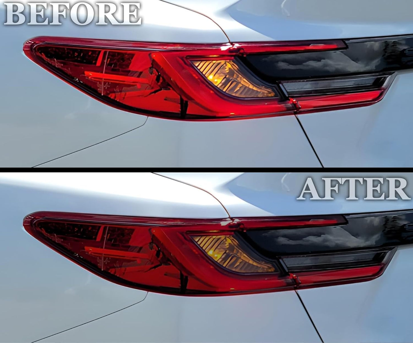 BOGAR TECH DESIGNS Full Headlight Taillight Tint Kit Compatible with Toyota Camry 2025-2026, Light Smoke