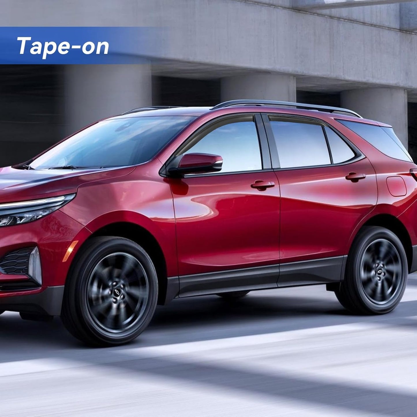 Window Visors Rain Guards Shield for 2018-2024 Chevrolet Equinox, Out-Channel Window Vent Wind Deflectors Visors Shades for 18-24 Chevy Equinox