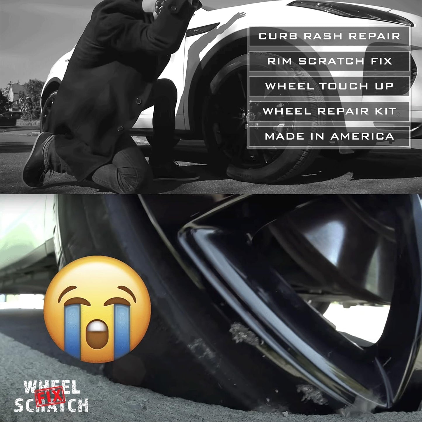 Silver Rim Touch Up Paint, Car Wheel Scratch Repair, Wheel Touch Up Paint Pen, curb rash repair, curb rim repair, Rim Alloy Silver Wheel Paint (Light Silver Pen Only)