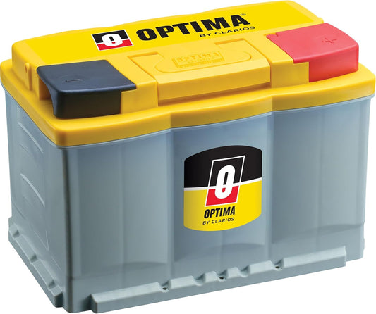 OPTIMA Batteries High Performance DH6 YellowTop Dual Purpose Sealed AGM Car, Truck and SUV Battery, 800 CCA, Maintenance Free, Versitile Mounting, BCI Group Size 48