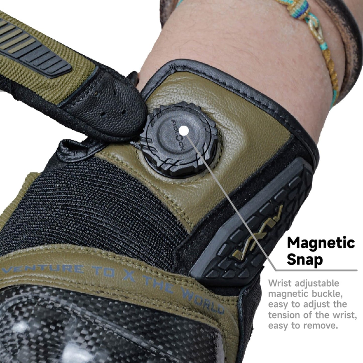 VXW High Protection Motorcycle Gloves for Men - Gel Palm Sliders& Joints Protection Design, High-Speed Sports Gear for MTB/ATV/BMX/Motocross/Racing/Dirt Bike Gear