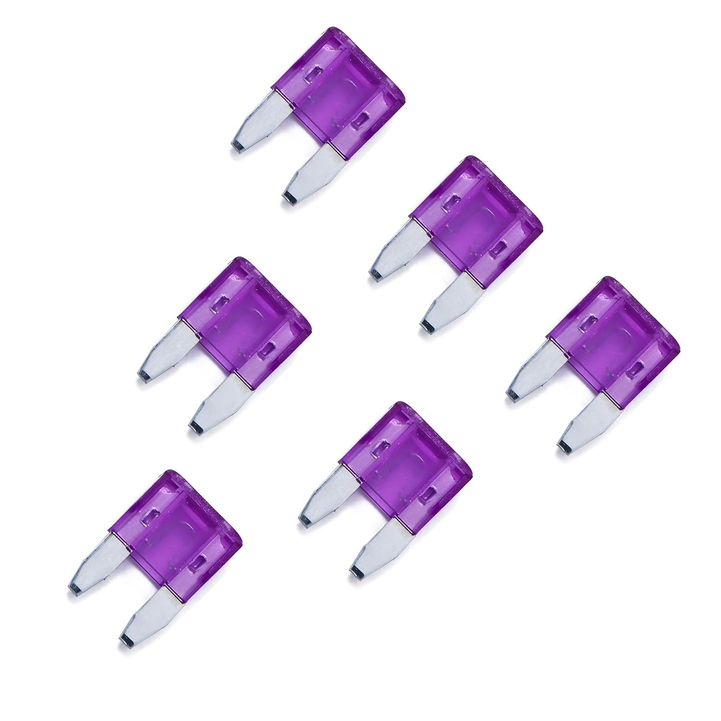 100 Pack Auto Fuses 3 AMP APM/ATM 32V Mini Blade Style Fuses 3A Short Circuit Protection Car Fuse (3 AMP)