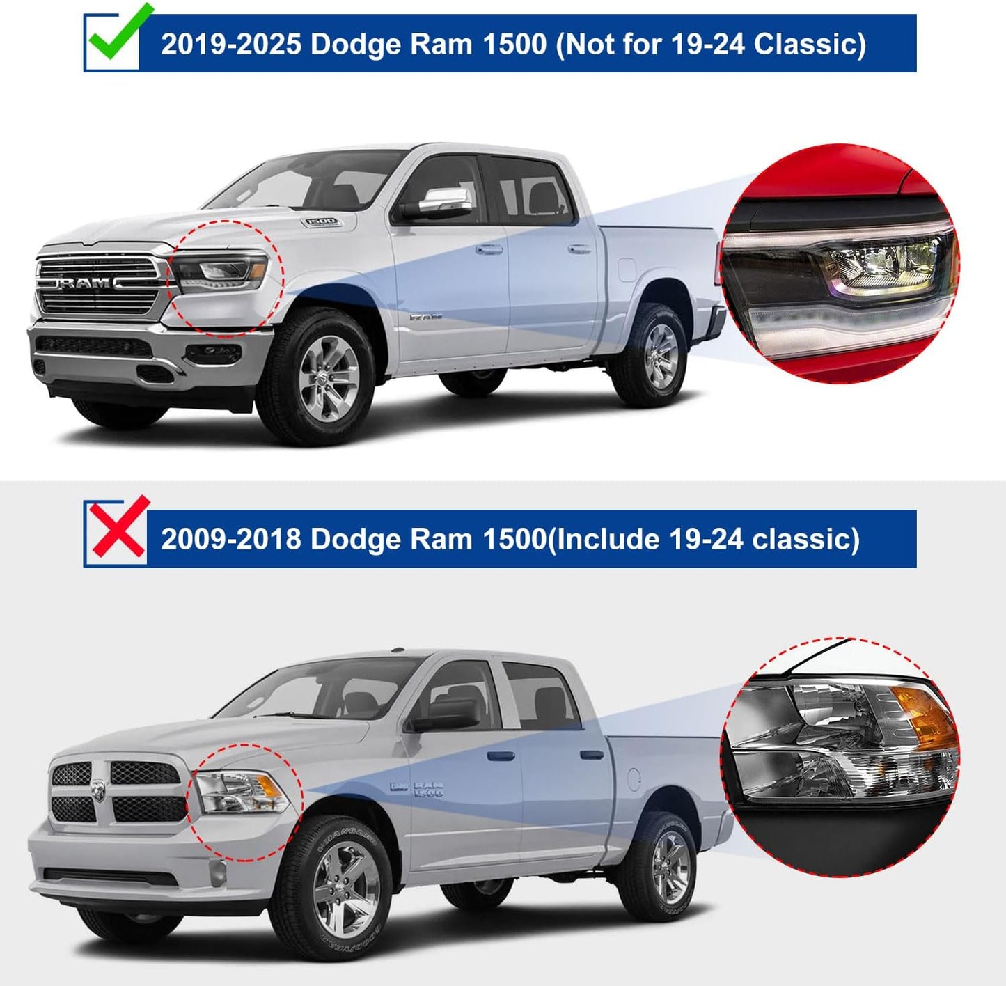 4.3 Inches Oval Tube Bar Running Boards Compatible with 2019-2025 Dodge Ram 1500 Crew Cab New Body Style(Excl. Ram 2500/3500/Classic). Running Boards and Carbon Steel Side Steps Step Bars.