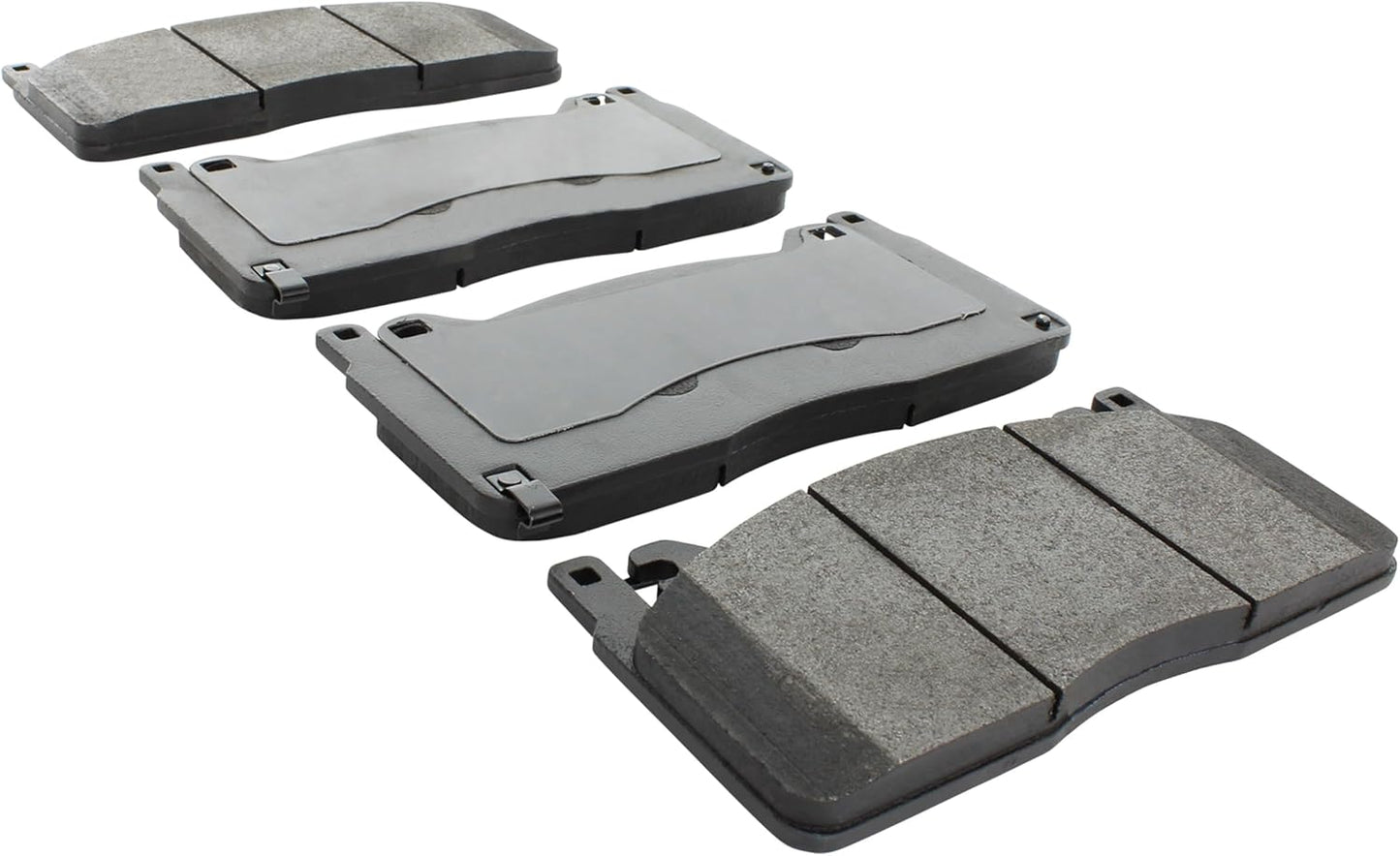 Premium Semi-Metallic Front Brake Pads (1001-1853M) Compatible with Ford Mustang 2015-2020