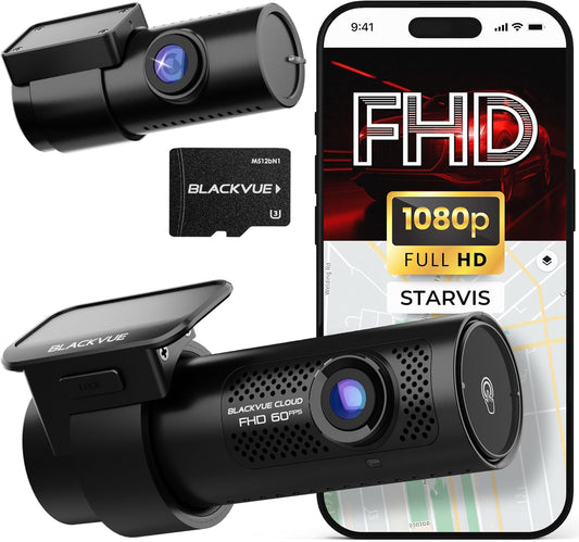 BlackVue DR770X-2CH II Dash Cam – Dual Full HD Front & Rear, Enhanced Visual Clarity, Fast Boot, USB-C Install, Effortless Video Playback via Wi-Fi, Cloud Remote Access, Smart Parking Mode (64GB)