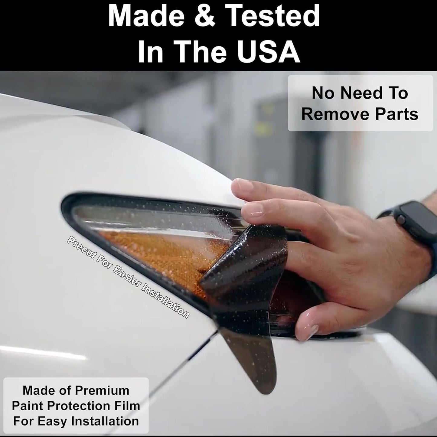 BOGAR TECH DESIGNS Full Headlight Taillight Tint Kit Compatible with Mitsubishi Outlander 2022-2025, Dark Smoke