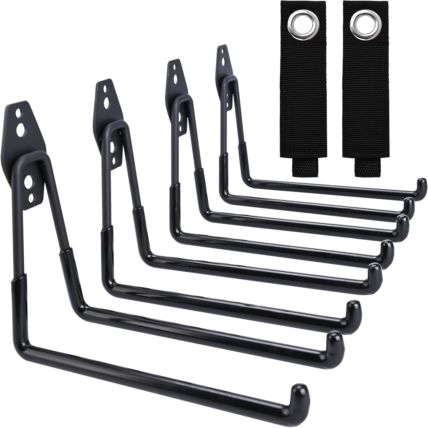 QUELIEN Large Garage Hooks, Heavy-Duty 7.5 in Cord Organizer for Garage Organization, Storage, and Hose Holder – Space-Saving and Durable Design for Home, Garage, and Workshop Use