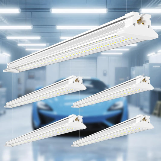 Upgrade Super Bright Hanging | Surface Mount 4' 10000LM 5000K 60W Linkable 4FT Led Shop Light, 4FT Led Shop Light for Workshop Garage Lighting Factory Warehouse Shop Workbench 4 Pack