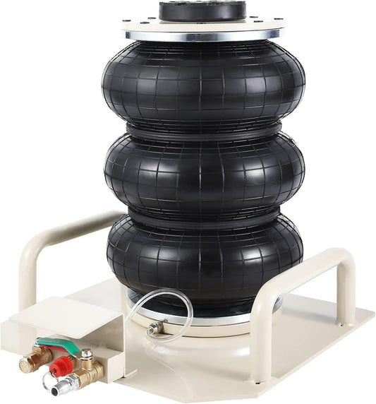 Air Jack,Heavy Duty 3 Ton/6600 lbs Air Bag Jack-3-Ply Pneumatic Lift up to 17.7 inch/450 mm for Cars/SUVs,Portable with Two Handles
