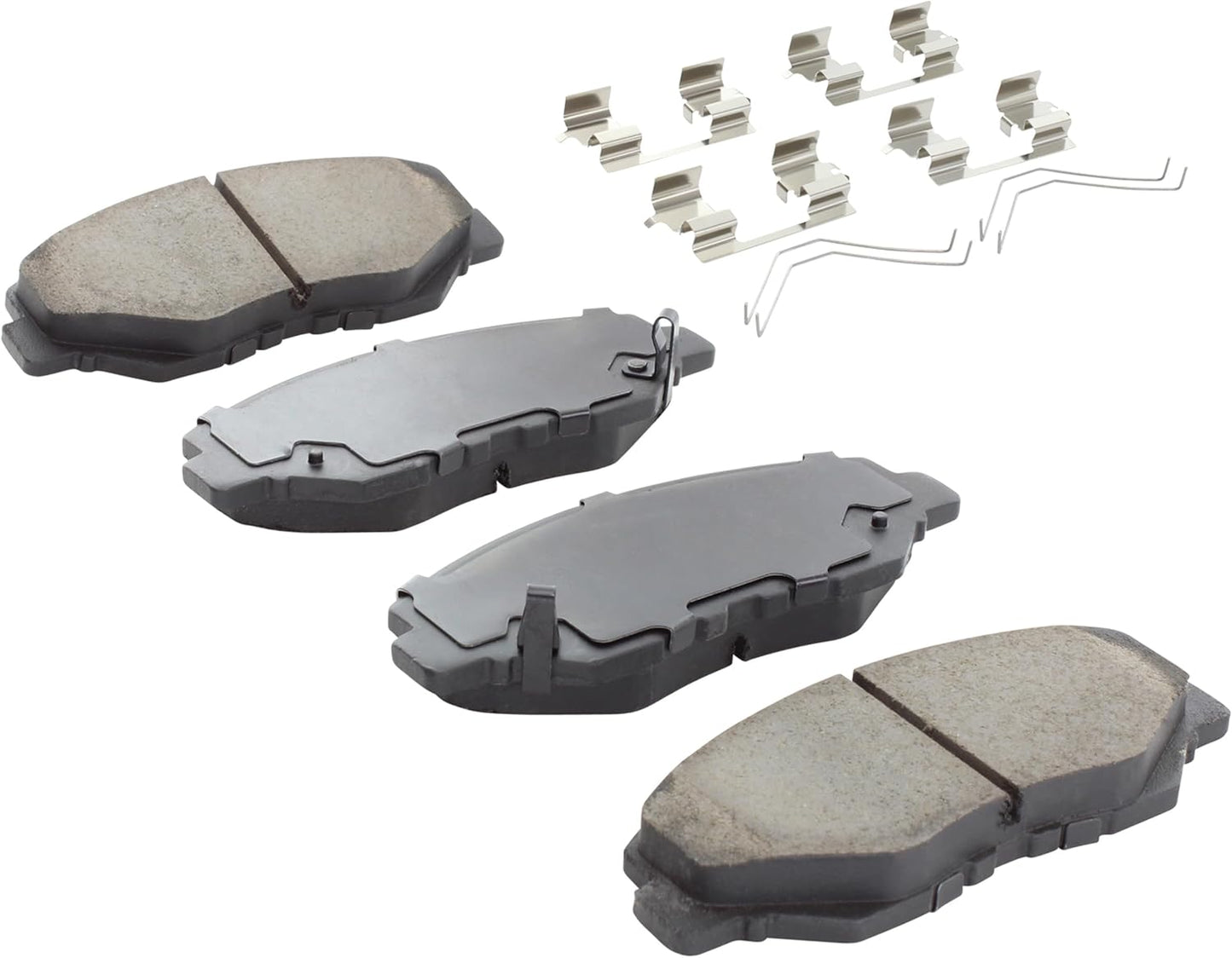 Premium Ceramic Front Brake Pads (1001-0914C) Compatible with Acura ILX 2015-2013, Honda Accord 2017-2003, Civic 2015-2013, Civic 2021-2017, CR-V 2004-2002, Element 2011-2003 & More