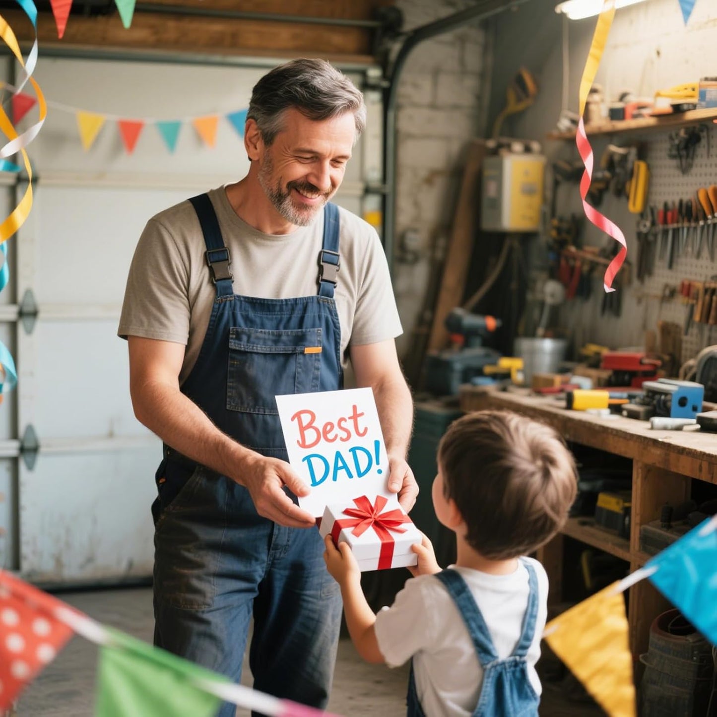 Power Tool Organizer with Charging Station Wall Mount, 3 Layer Expanded Heavy Duty Garage Organization, 48.8 Inch Length Garage Tool Storage, 4 Drill Slot, 16" Standard Hole, Yellow