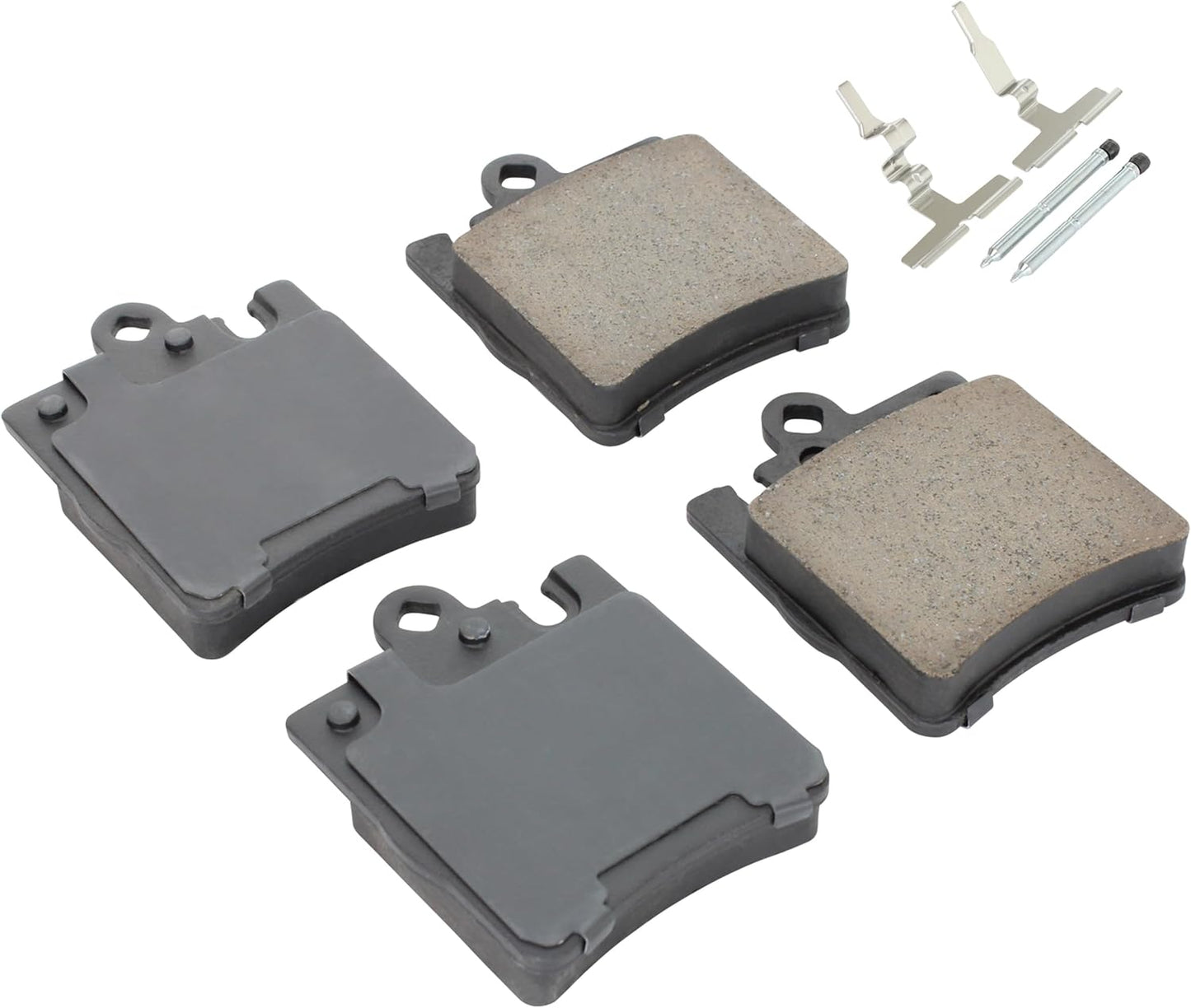 Premium Ceramic Rear Brake Pads (1001-0876C) Compatible with 1996-2011 Mercedes-Benz (C200/C230/C240/C280/C320/C350/CLK280/CLK320/CLK350/CLK430/E280/E300/E320/E420/E430/SLK200 & More)