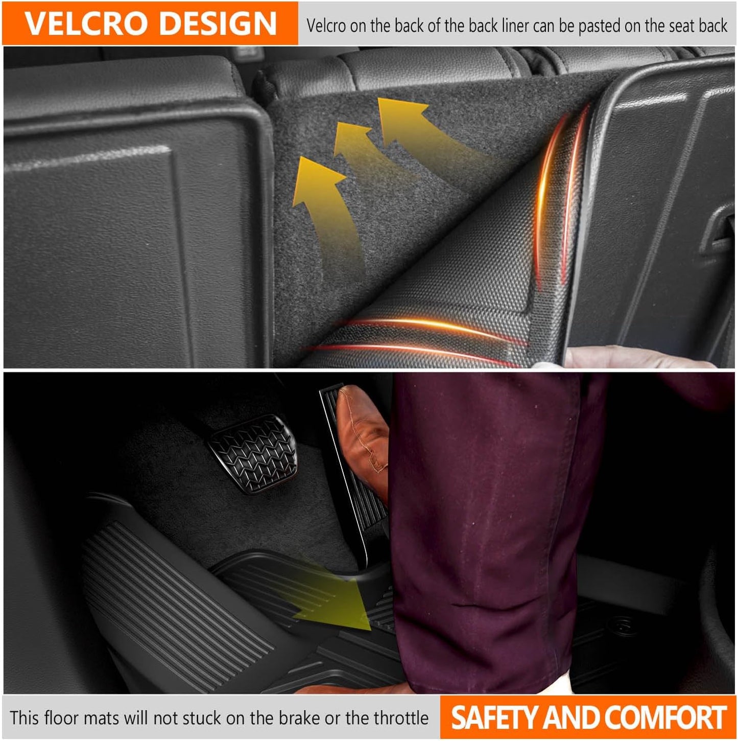 powoq Floor Mat Compatible with 2020-2025 Toyota Highlander Cargo Mat Trunk Liner Cargo Liner Replacement for 2020-2025 Toyota Highlander Accessories