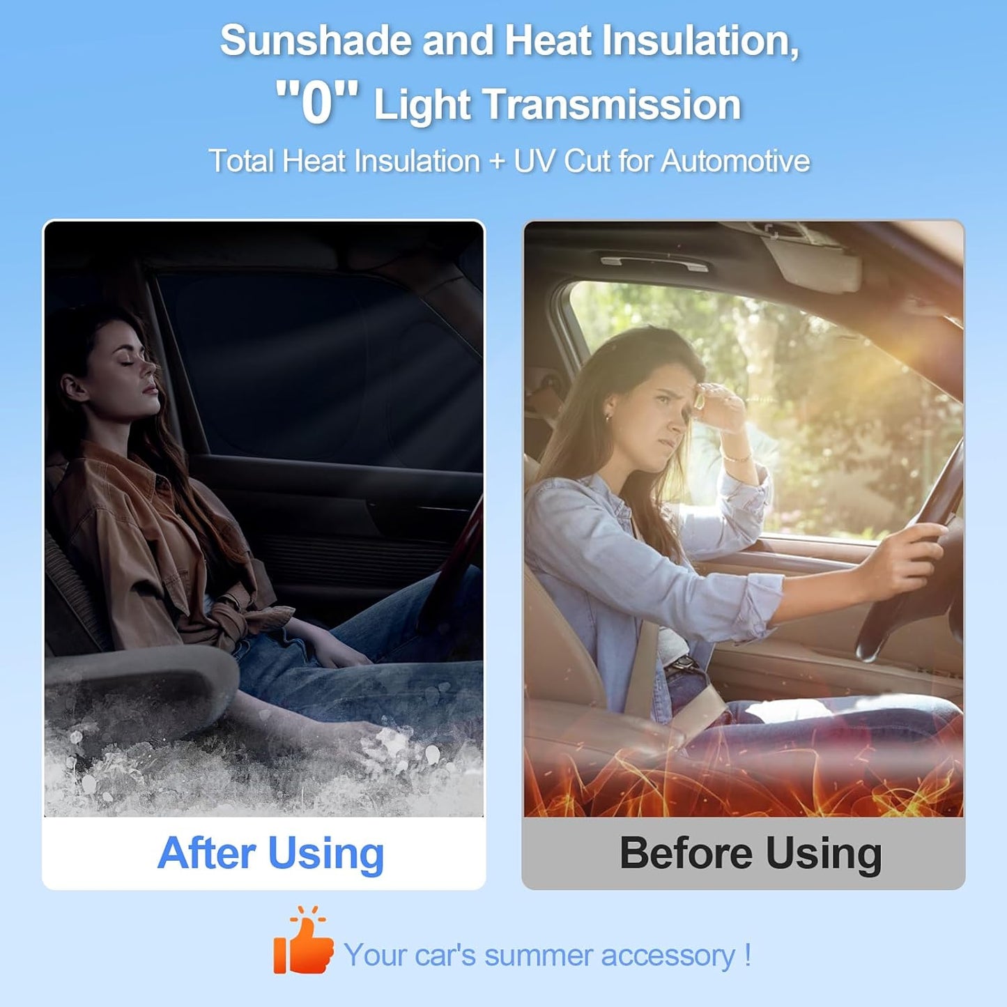 6pcs Car Window Shades for Nissan Sentra 2020-present Accessories,Windshield Side Rear Full Sunshade,Sun Visor UV Blocking, Privacy Protection and Blackout for Camping Outdoor