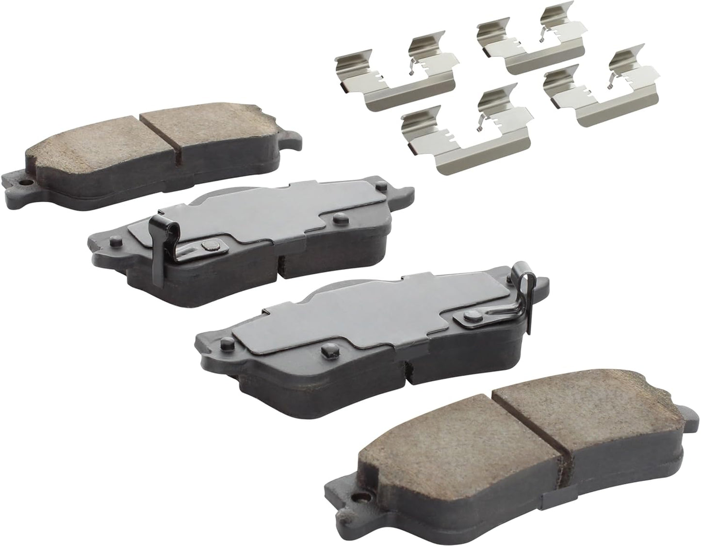 Premium Semi-Metallic Rear Brake Pads (1001-1352M) Compatible with Chevrolet Caprice 2011-2017, Chevrolet SS 2014-2014, Pontiac G8 2008-2009