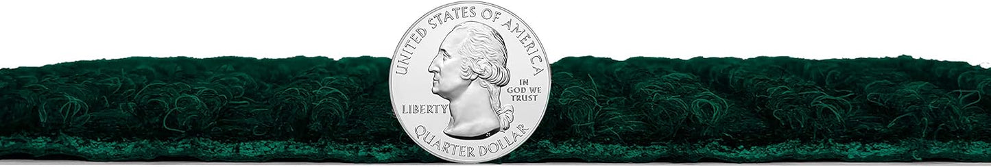 KOECKRITZ Heavy Duty Durable All Weather Indoor/Outdoor Non Slip Entrance Mat Rugs and Runners for Office Business Building Home Garage Front Door (3' x 9', Green)