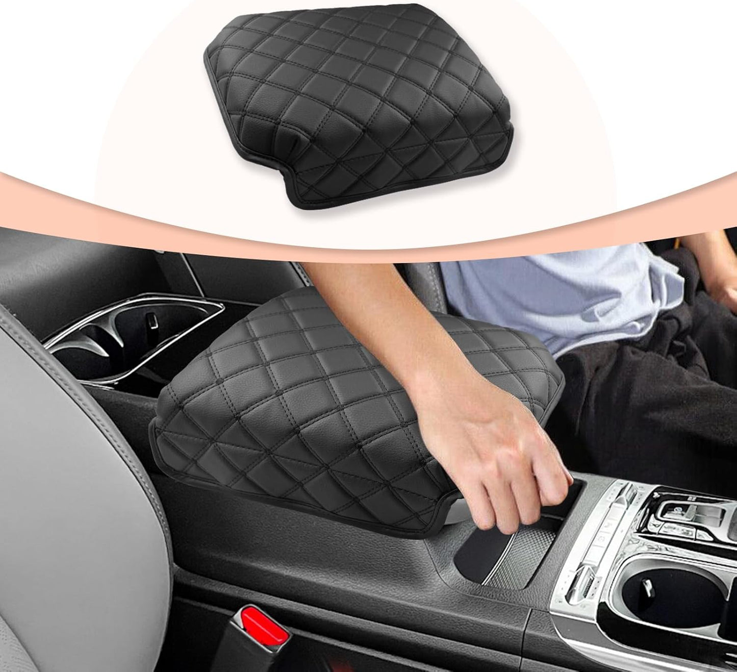 CDEFG for Kia Carnival 2022-2026 Center Console Cover Armrest Box Cover for 2022 2023 2024 2025 2026 Carnival (LX, LXS, EX, SX, SX Prestige) Accessories Console Arm Rest Protector