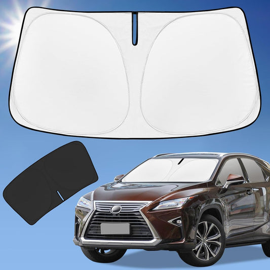 Sun Shade Sunshade for Lexus RX 2016-2022 Windshield Cover, 4-Layer Front Window Shade Custom fit RX 350, RX 350 F Sport, RX 350L Sun Visor 240T Shade Blocks UV Rays Car Accessories