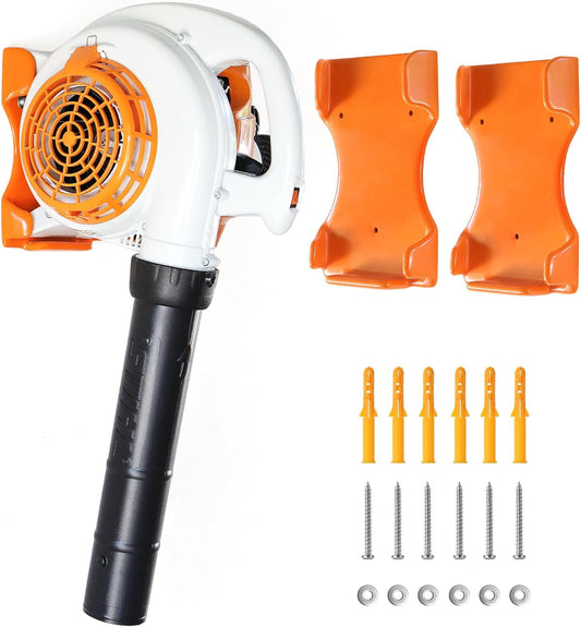 Leaf Blower Hanger, 2 Pack Handheld Blower Rack for Garage Wall, Leaf Blower Holder for Stihl BG-50, BG-56, BG-66, SH-56