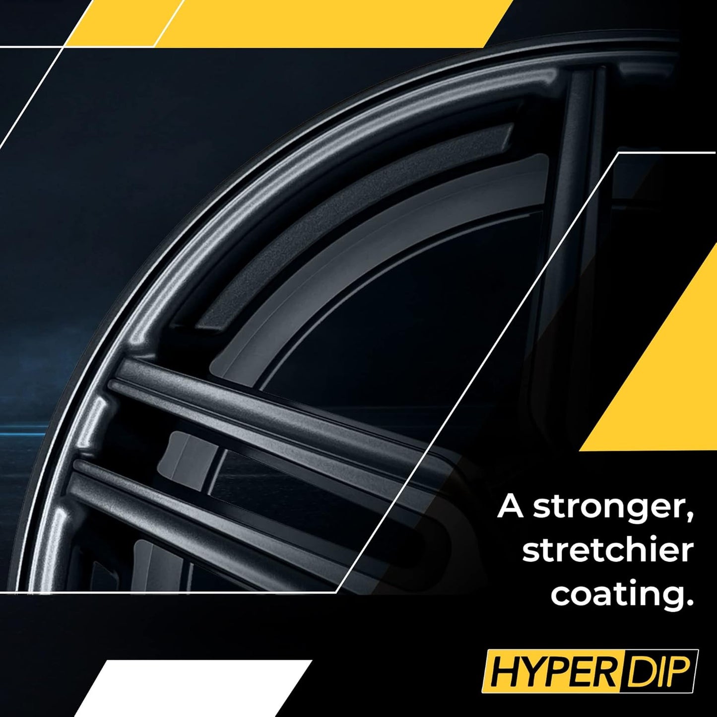 DipYourCar HyperDip Peelable Car Paint in a Can - Automotive Spray/Aerosol Auto Protection and Color for Wheels, Emblems, Mirror, and More - Frozen Black