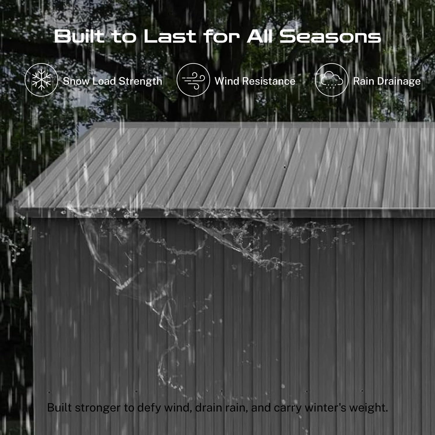 10 x 12 FT Outdoor Storage Shed, Metal Garden Tool Shed with Slooping Roof, Lockable Doors and Windows, Easy to Assemble for Garden, Patio, Lawn, Grey