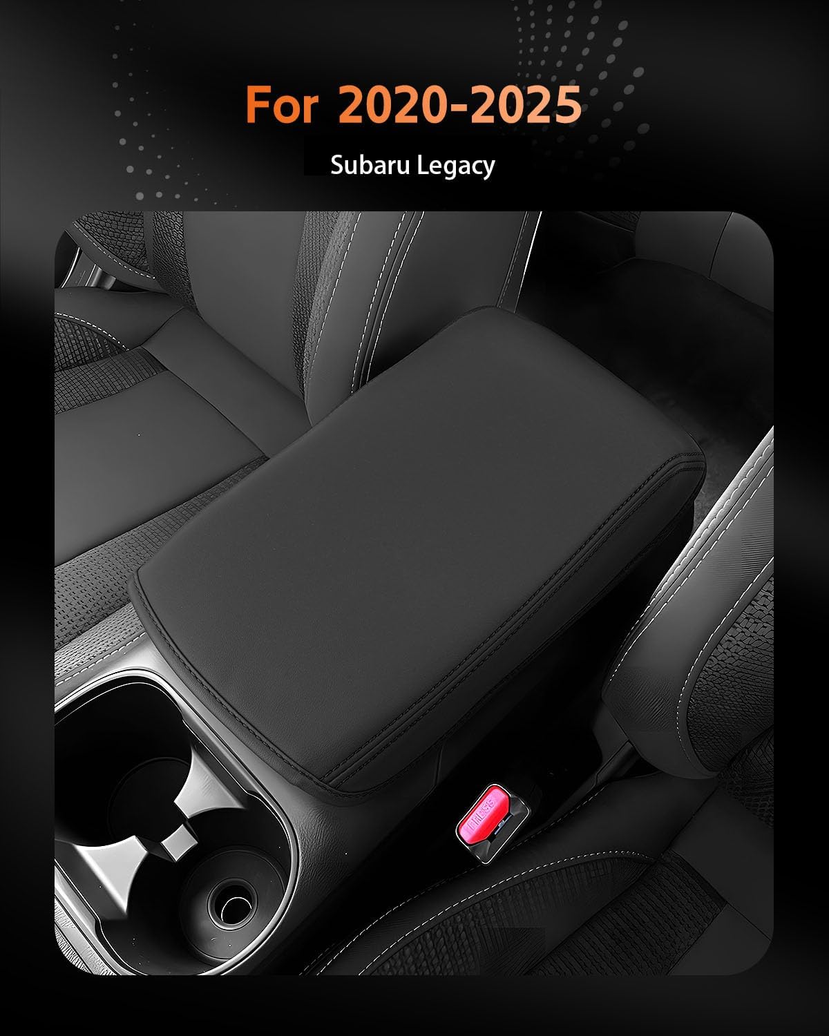 CDEFG for Subaru Legacy 2020-2025 Center Console Cover Armrest Box Cover for Legacy (Premium, Sport, Limited, Touring XT) 2020 2021 2022 2023 2024 2025 Accessories Console Arm Rest Protector