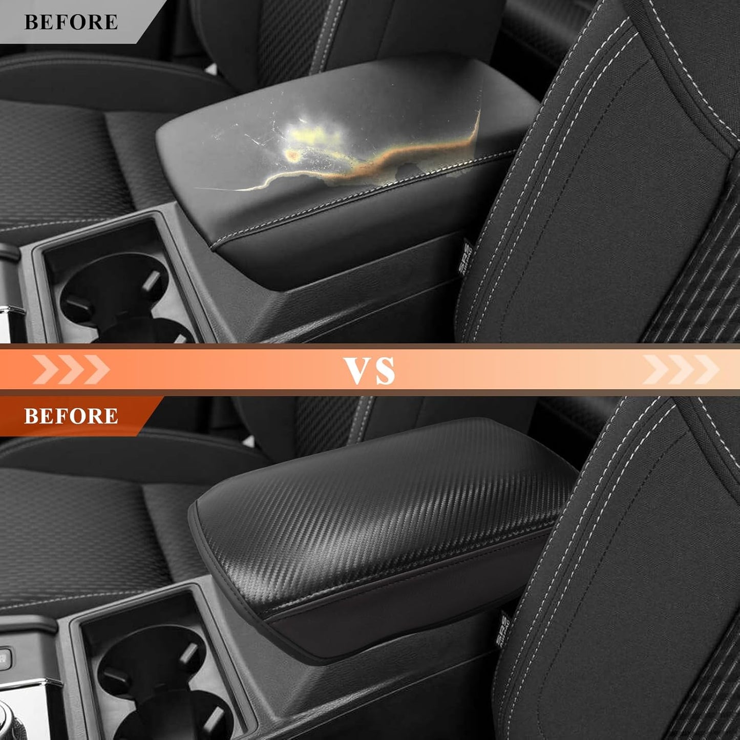 CDEFG for Mitsubishi Outlander Accessories 2025 2024 2023 2022 Center Console Car Armrest Cover (SE/Black Edition/SEL) Console Protector Pad Arm Rest Interior (Not for Outlander Sport)